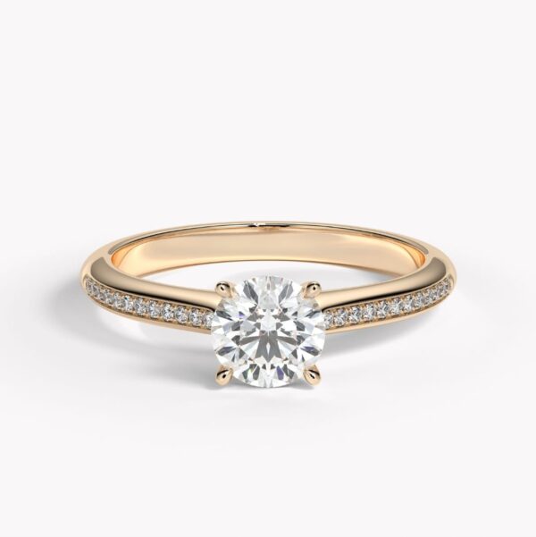 diamantring roséguld