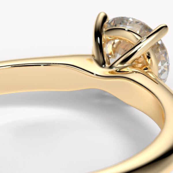 klassisk diamantring