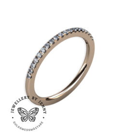 alliansring roséguld