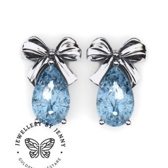 örhängen med akvamarin bröllop