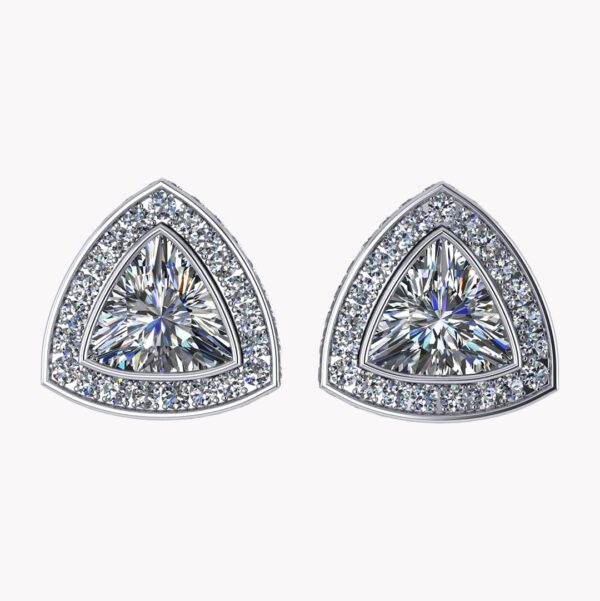 diamantörhängen vitguld