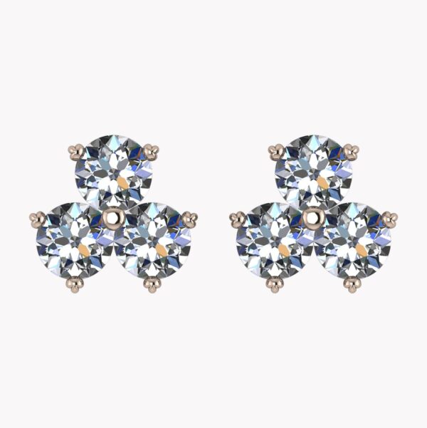 örhängen med diamanter