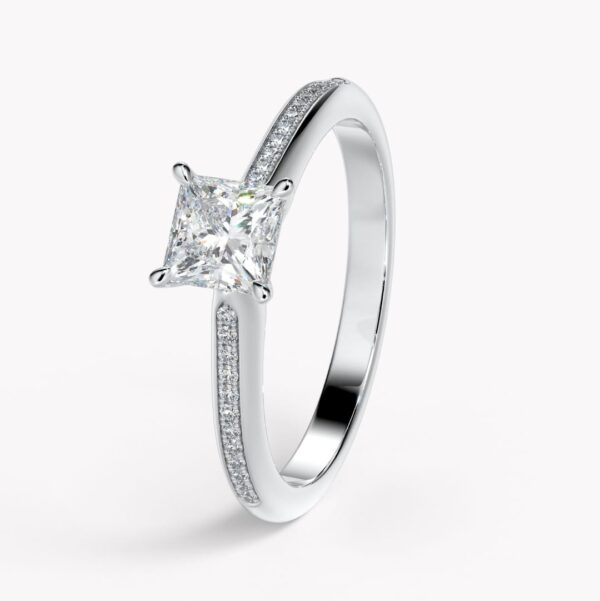 klassisk diamantring