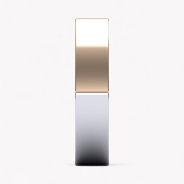 tvåfärgad förlovningsring