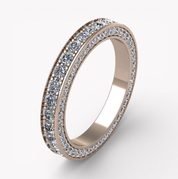 helalliansring roséguld