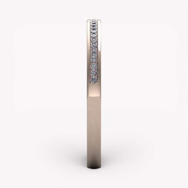 halvalliansring roséguld