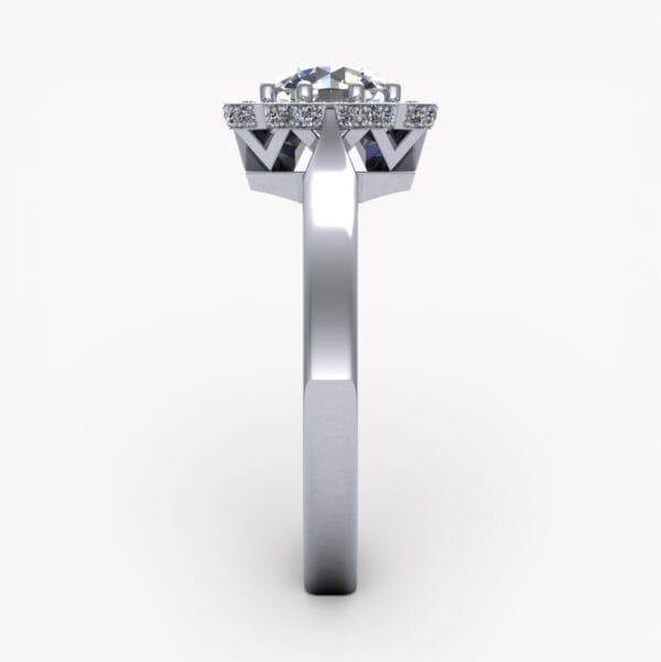 exklusiv ring med diamanter