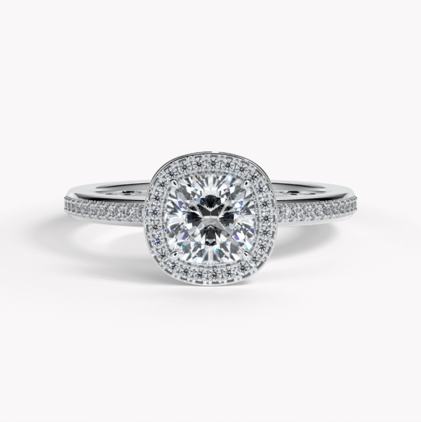 haloring platina med diamanter