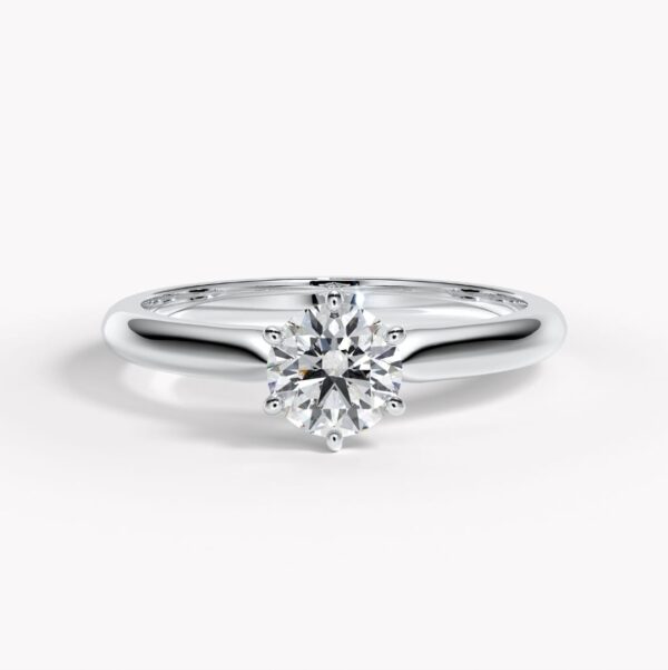 solitärring vitguld