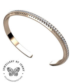 diamantarmband roséguld