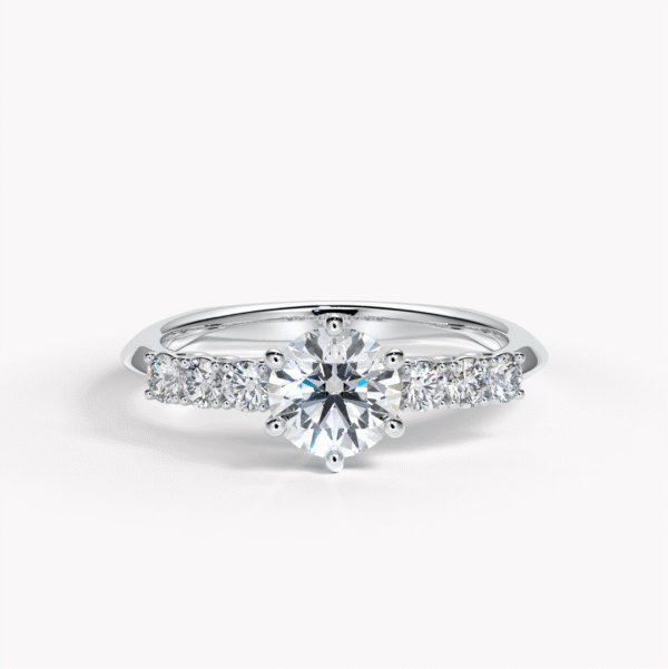 Vigselring i vitguld