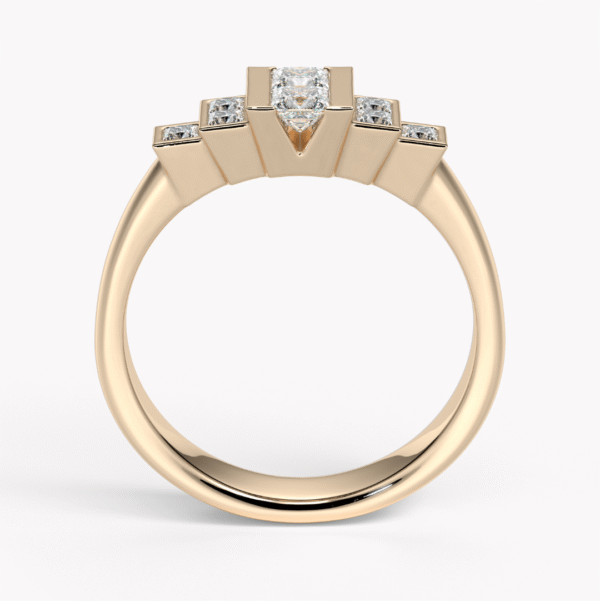 handsmidd ring art deco