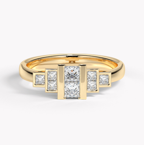 ring i art deco stil