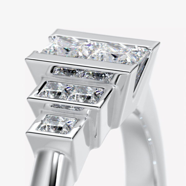 platina ring art deco