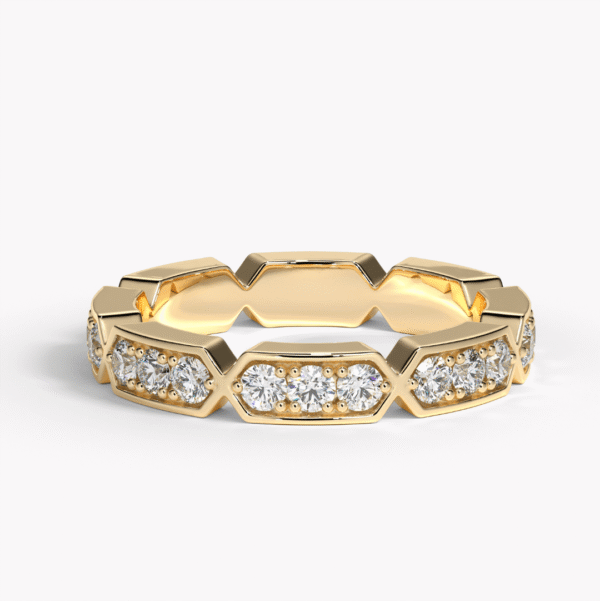 alliansring med diamanter