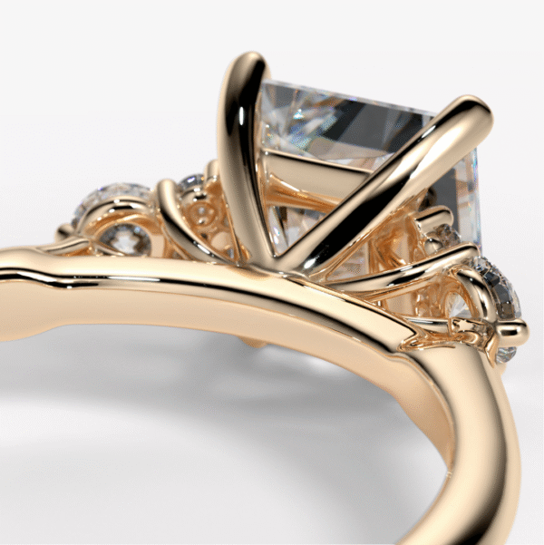 trådfattning roséguld