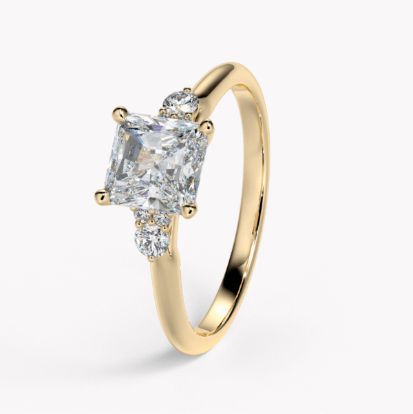 vigselring med diamanter