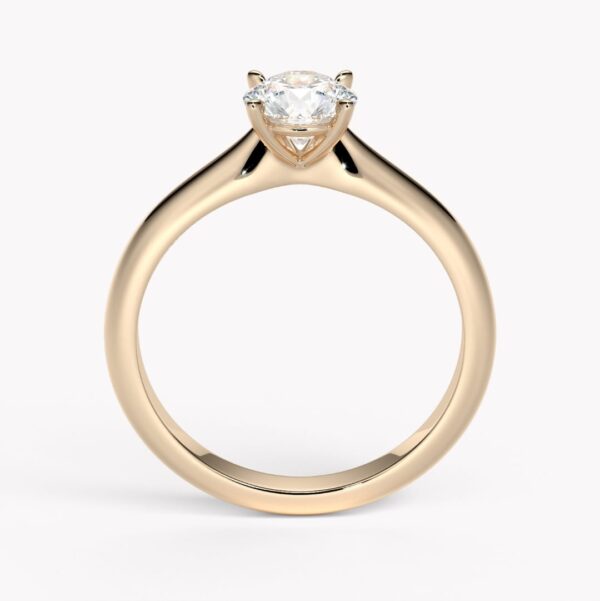 briljantslipad diamant roséguld
