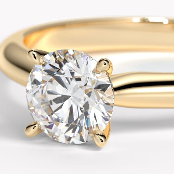 diamantring rödguld