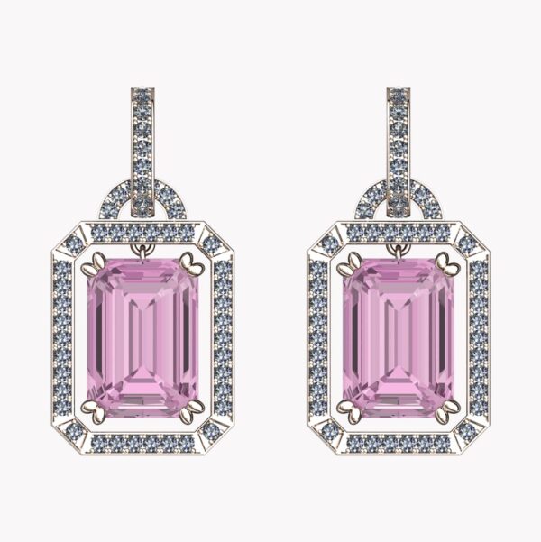 Art deco inspirerade örhängen