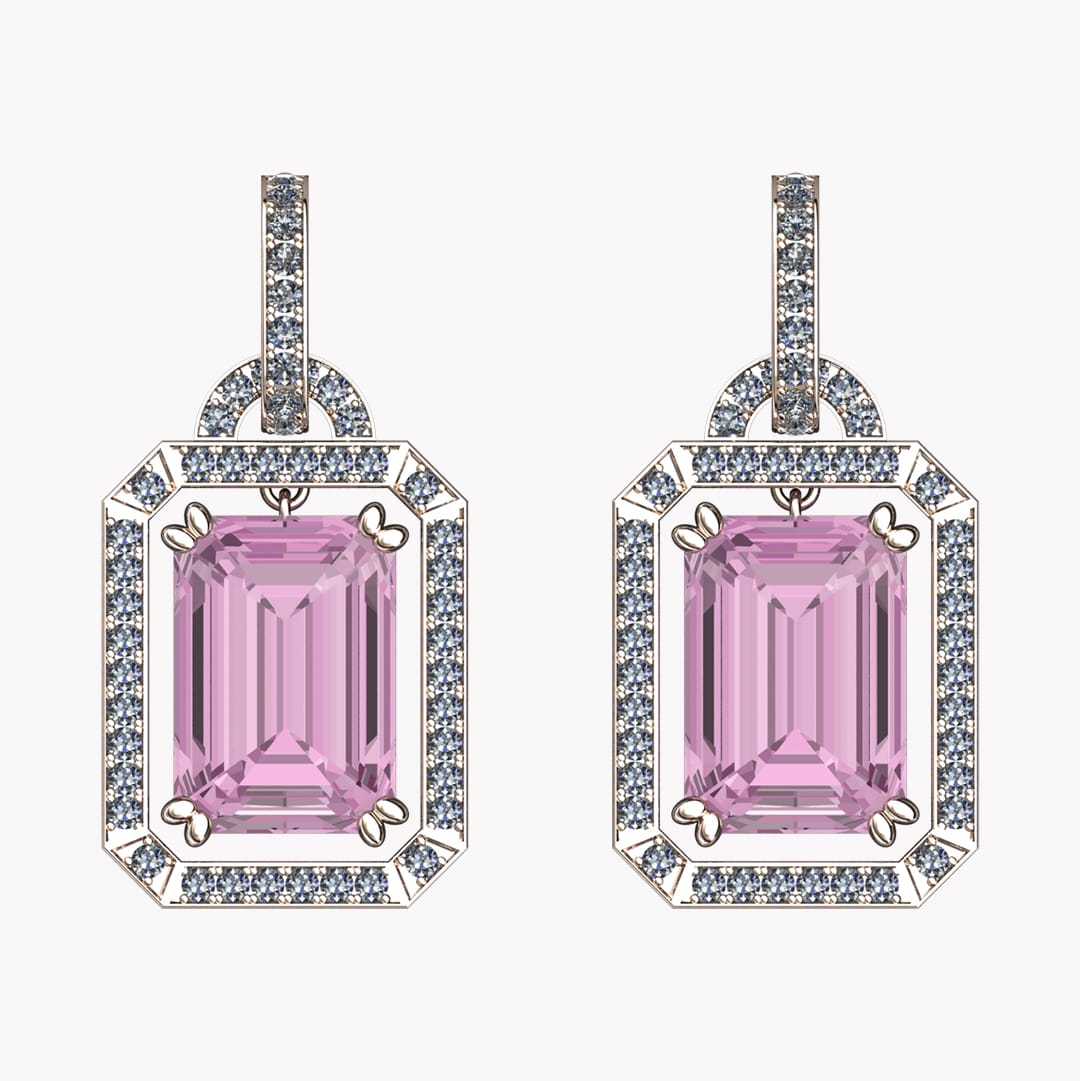 Art deco inspirerade örhängen