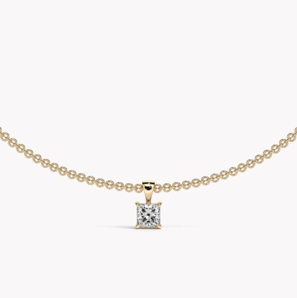 Enstenshänge prinsesslipad diamant